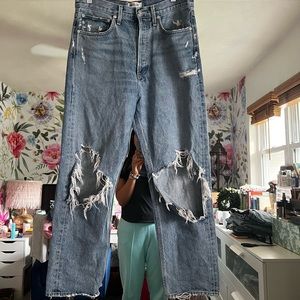 Agolde ripped jeans
